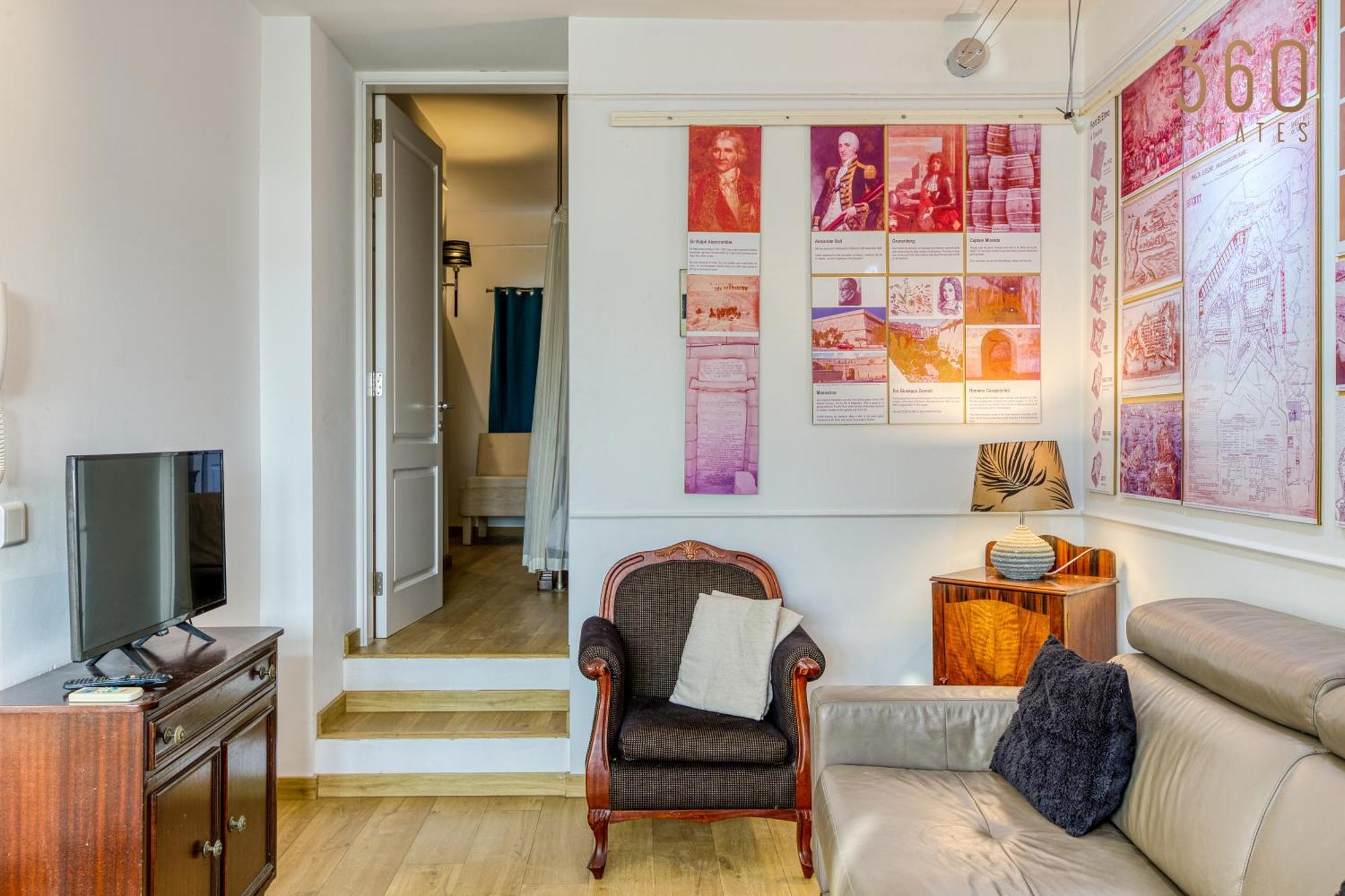 Comfortable 1Br Home With Maltese Balcony In Valletta By 360 Estates Valeta Exterior foto